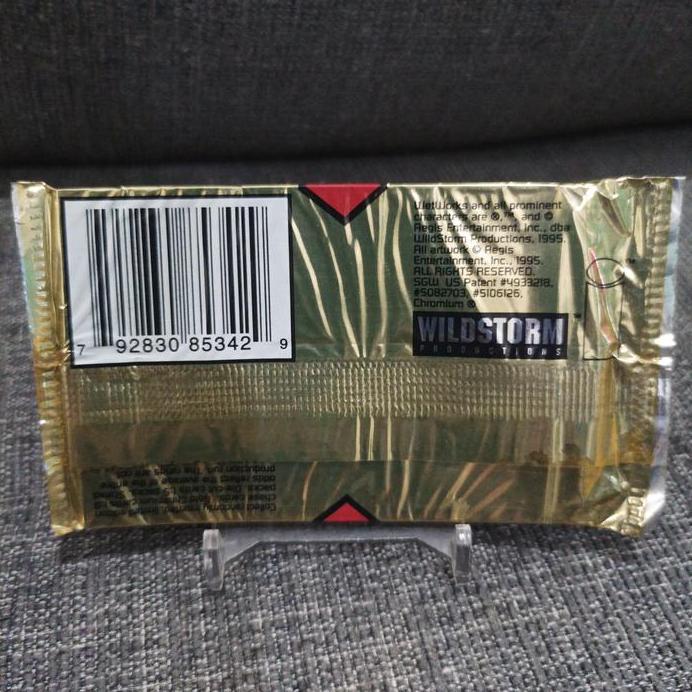 Wildstorm 1995 wetworks chromium trading card sealed pack
