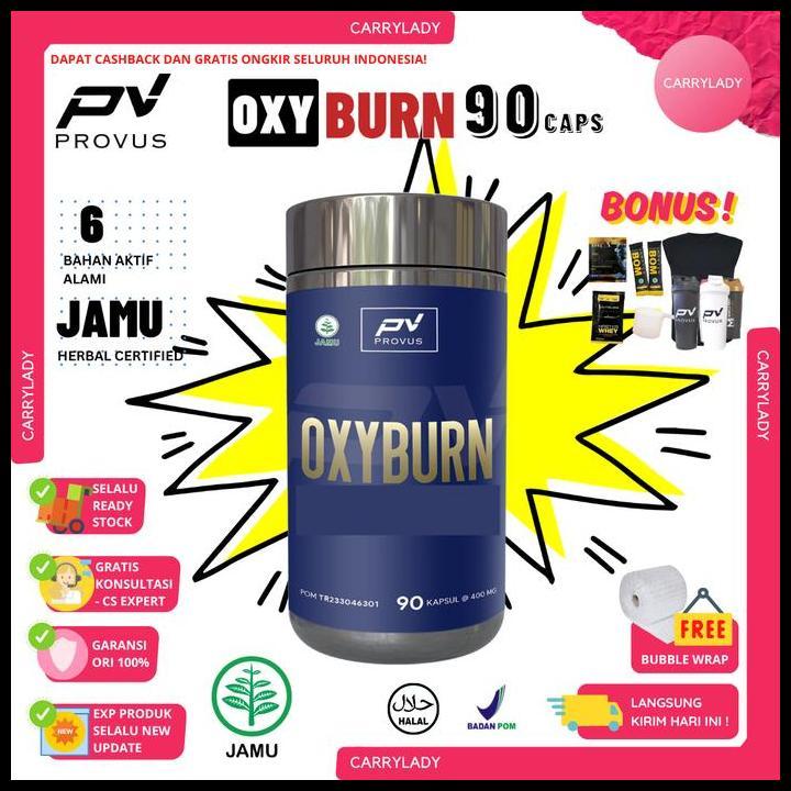 Terbaru Provus Oxy Brn 90 Capsul Supplement Fitness