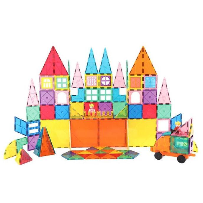 Magnetic tiles 120 pcs - KEBO - Mainan Edukasi - STEAM