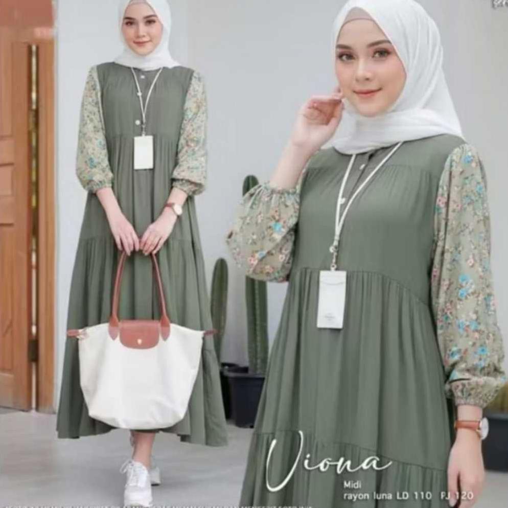 BESTPROMO [PREMIUM BIG SALE] Elma Gamis Crinkle Shofiya Jumbo Gratis Ongkir Gamis wanita Dewasa Mode