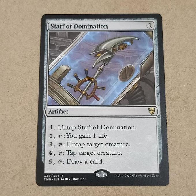 MAGIC THE GATHERING MTG Staff of Domination