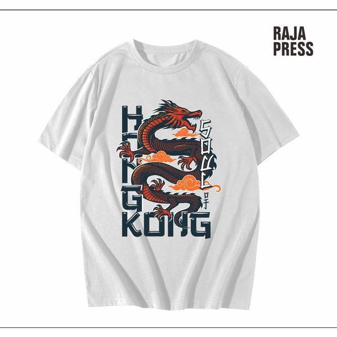 KAOS OLEH - OLEH HONGKONG - BAJU SOUVENIR HONGKONG - BANYAK GAMBAR Combed Dewasa