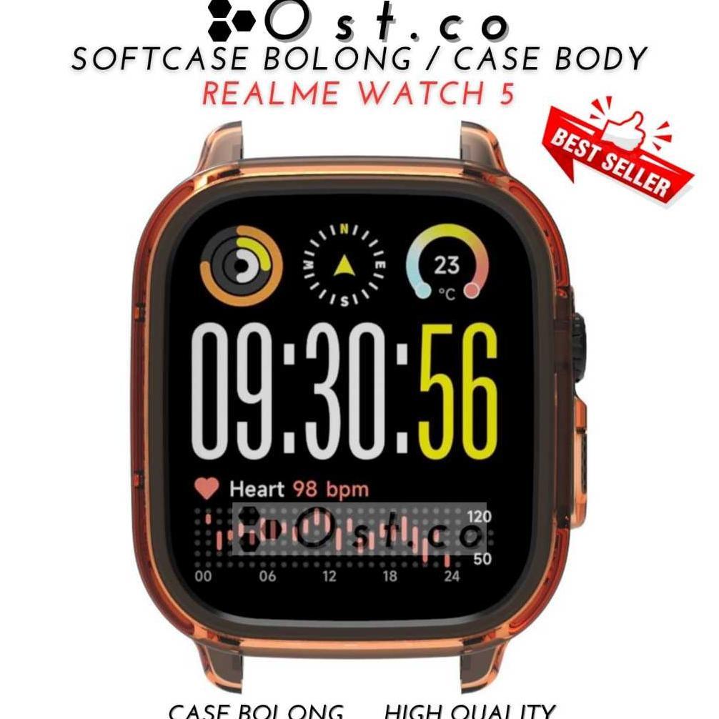 NEW PRODUCT Bumper Case Realme Watch 5 Softcase BOLONG  Realme Watch 5 Case Anti Gores