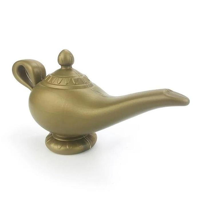 CORELA Lampu Ajaib Aladdin Dekorasi Hollow Lampu Jin Untuk Cosplay Property Hadiah Unik
