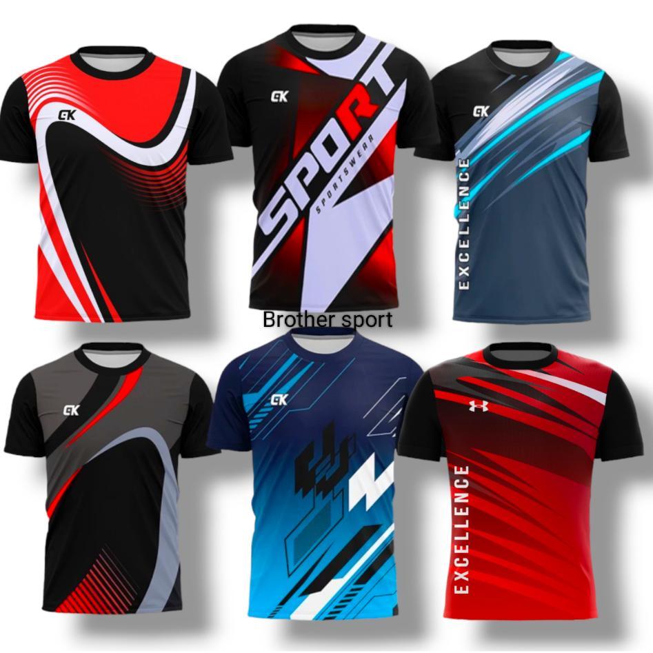 BIG PROMO COD Kaos dan Setelan Baju Olahraga Pria Wanita Premium Dewasa Baju Badminton Kaos Badminto