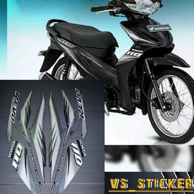 TERLARIS STRIPING STICKER LIST REVO ABSOLUT 110 2009 KUALITAS MOTORCYCLE AKSESORIS