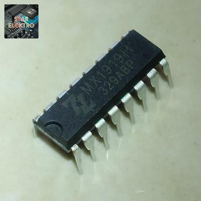 MX1919H DIP-16 MX1919 MX 1919H IC PART RC PENGGERAK BACK FORWARD CHIP DRIVE MOTOR DRIVER SE27