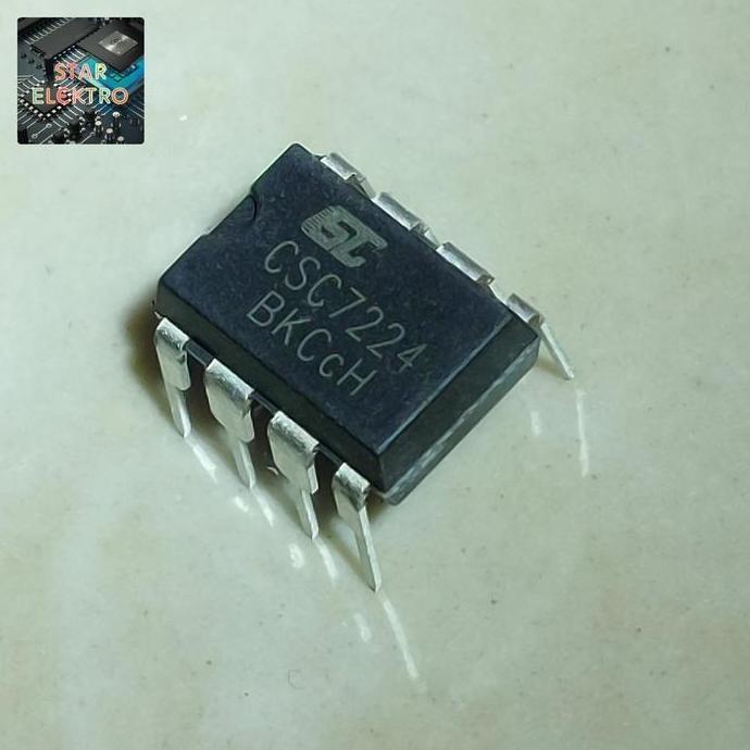 CSC7224 DIP-8 CSC 7224 CSCHIP IC OFF LINE PWM SWITCHING CONTROLLER STB POWER SUPPLY SE27