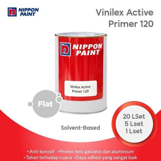 Cat Dasar Galvanis Aluminium Besi anti karat ukuran 1L