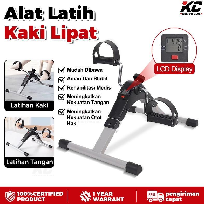 Sepeda Statis Terapi Portable Sepeda Statis Mini Bike Untuk Terapi Kaki Tangan Stroke/ Alat Terapi K