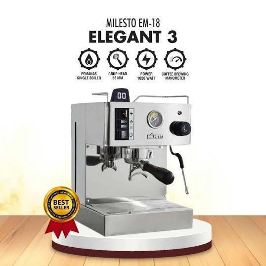 mesin kopi milesto elegant | mesin espresso milesto elegant BS
