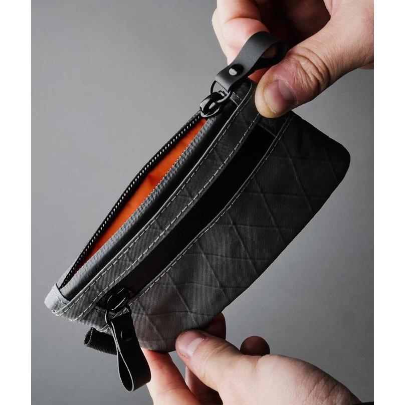 Borsa- Alpaka Zip Pouch Coin Llet Dompet Kartu Pria Cardholder Tempat Koin Terproof Chic