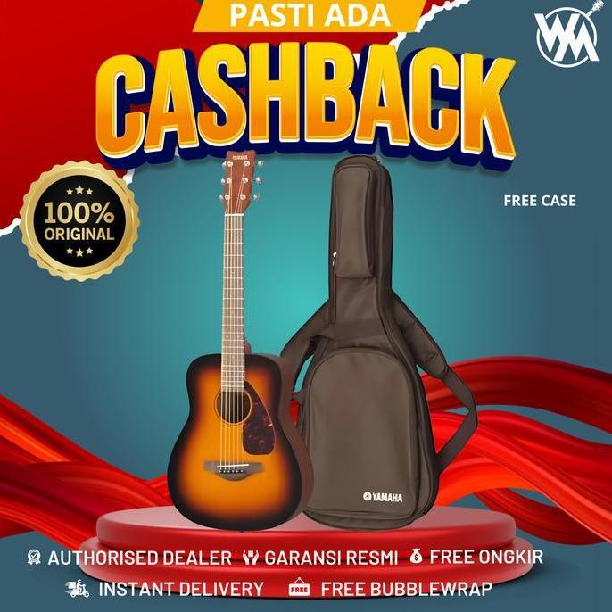 Yamaha Gitar Mini Ukuran 3/4 FG Junior JR-2 JR2 JR 2 - NTBS + Softcase