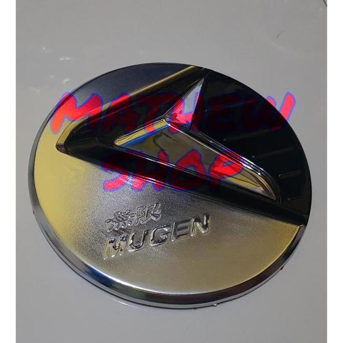 Tank Cover Mobilio Brv Old Mugen Chrome / Tutup Tangki Bensin Mobilio Brv Lama Mugen Chrome