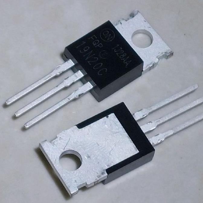 2 BUAH 2PCS FQP 19N20C TO-220 FQP19N20C FQP19N20 MOSFET N-CHANNEL 19A 200V MOS FET TRANSISTOR 19N20 