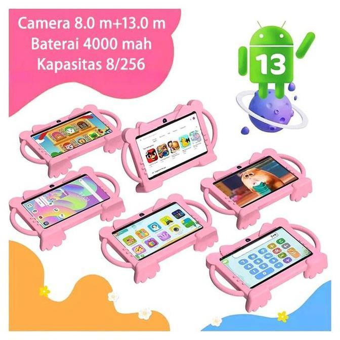 MONSTER TAB Tablet Anak Edukasi 7 Inch RAM 8/256GB tablet android/tablet anak untuk belajar/tablet a