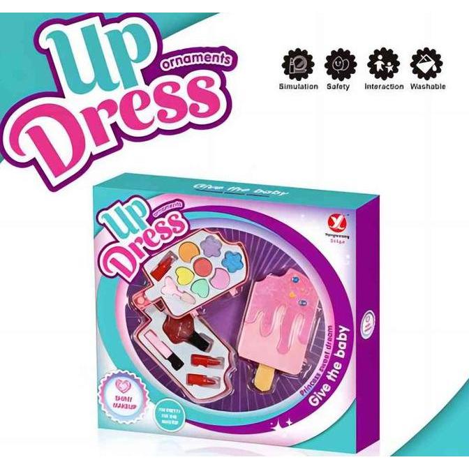 MAINAN ANAK PERMPUAN EYE SHADOW LIPSTIK MAKE UP ICE CREAM YX328-8