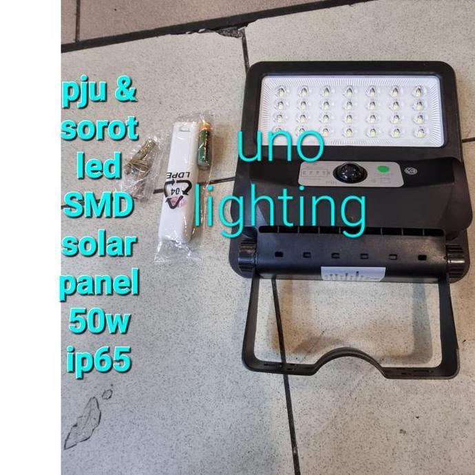 pju led solar cel panel surya 100 watt 100w jalan led tenaga surya 100