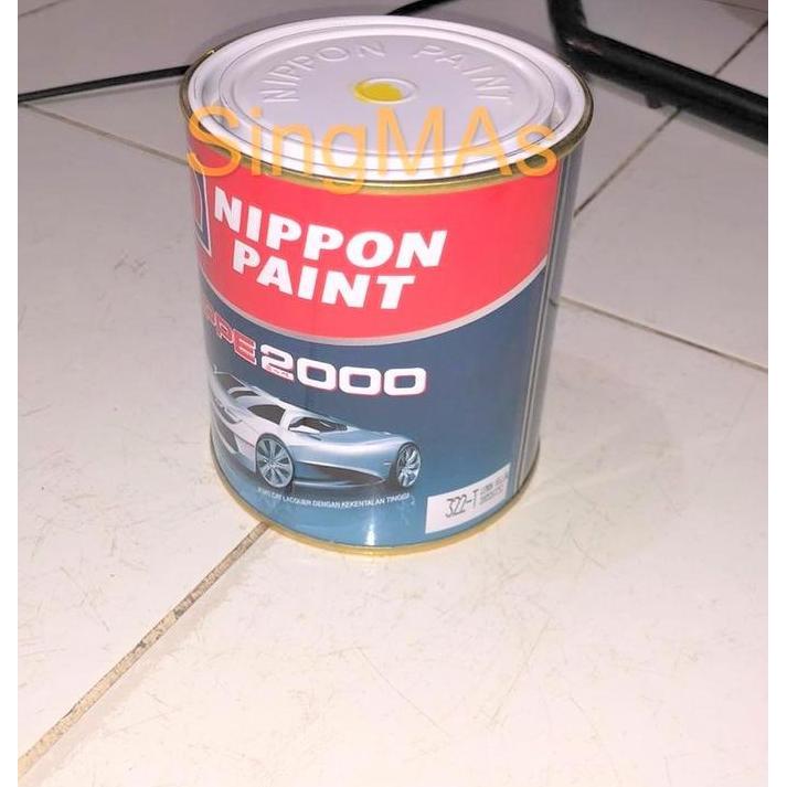 BEBAS ONGKIR - NIPPE 2000 LEMON YELLOW 322-T CAT Duco /Mobil/Besi/Mebel/Pagar KUNING
