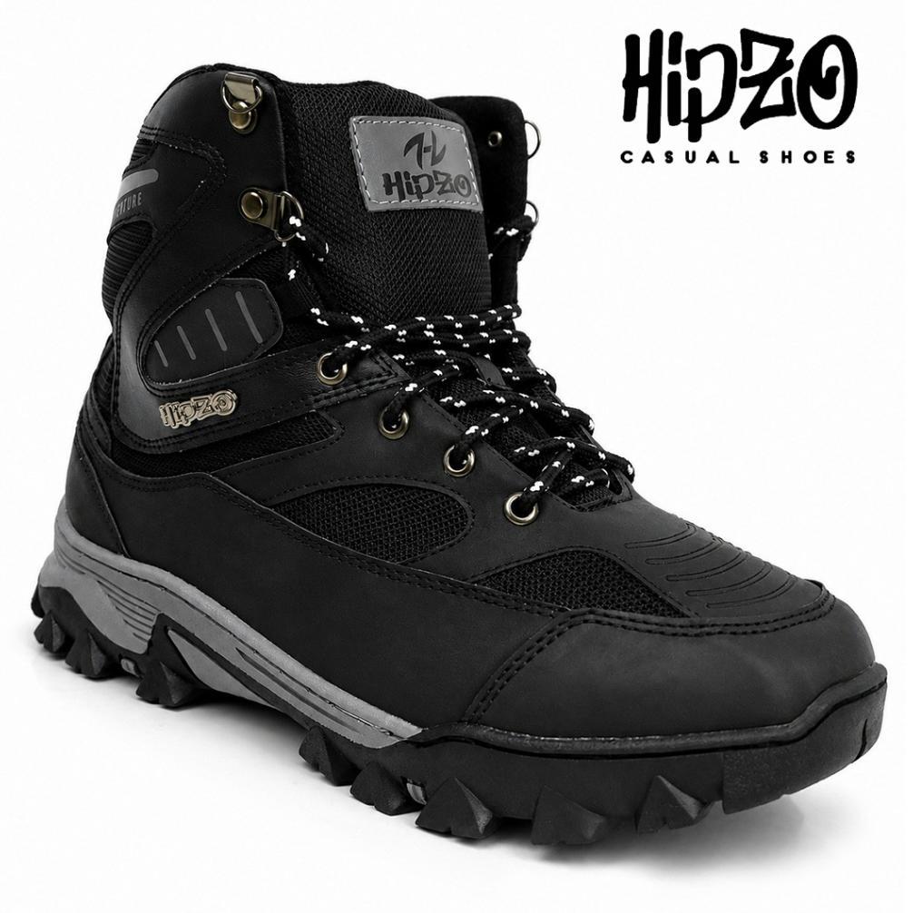 CUCI GUDANG SEPATU HIKING HIPZO M072 BOOTS HIGH QUALITY UNTUK PRIA SIZE JUMBO ORI PENDAKI