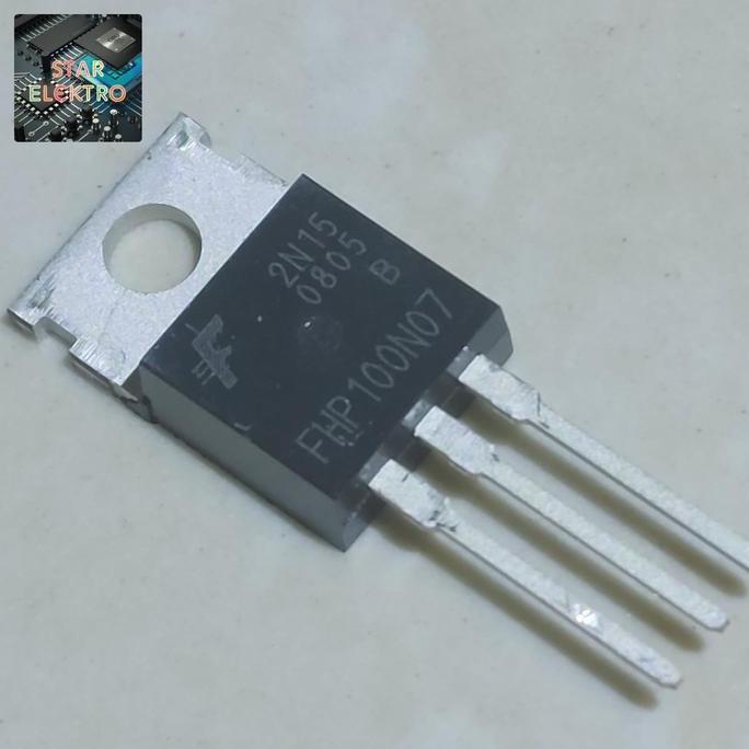 FHP100N07 FHP 100N07 FHP100NO7 MOSFET 100A 70V TO-220 N-CH FET SE27