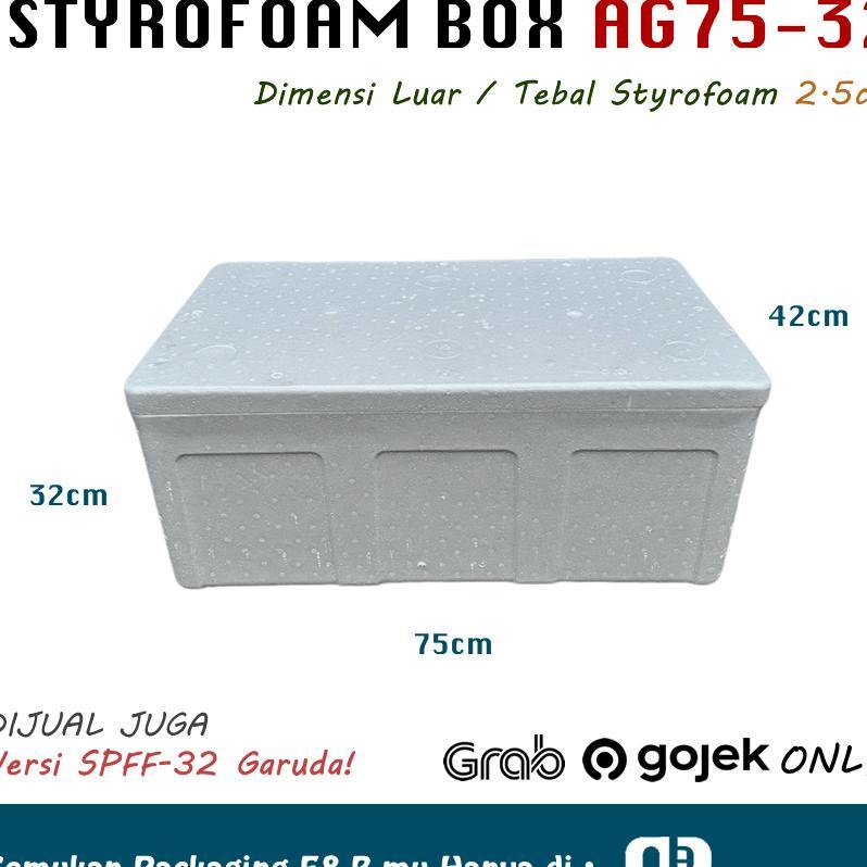 Styrofoam Box Ag75 Standard (75X42X32Cm)