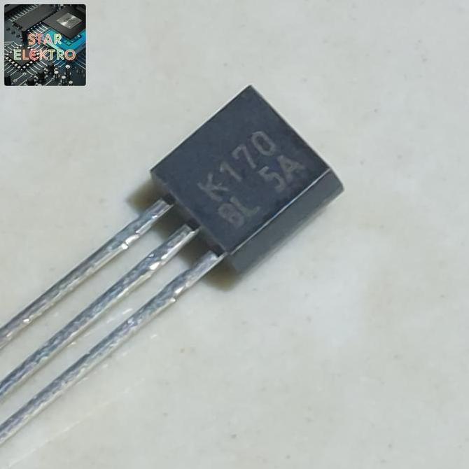 K170 TO-92 K170BL K170GR 2SK170 2SK 170 BL 170BL LOW NOISE AUDIO FET TRANSISTOR KOMPONEN SE27