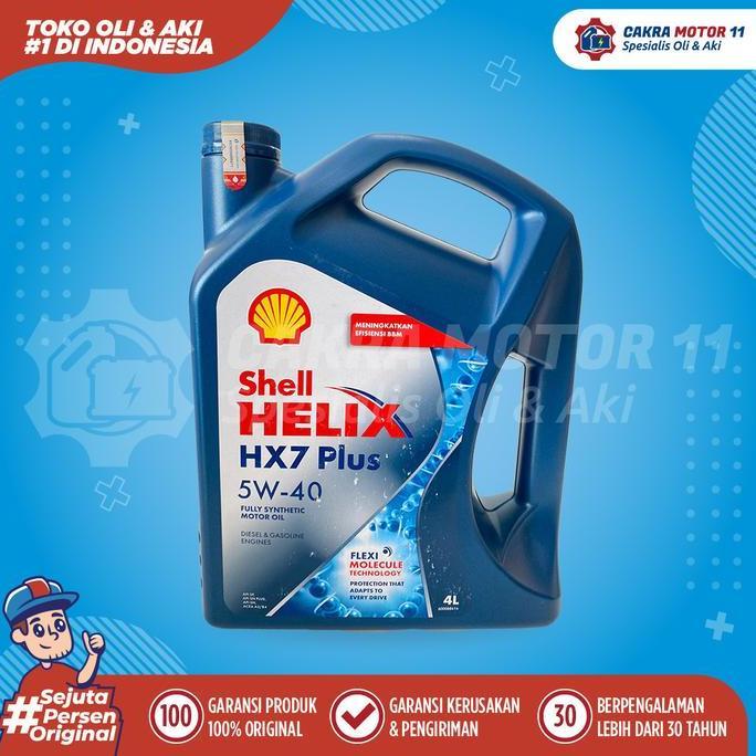SHELL HELIX HX7 5W40 4LT OLI BENSIN DIESEL