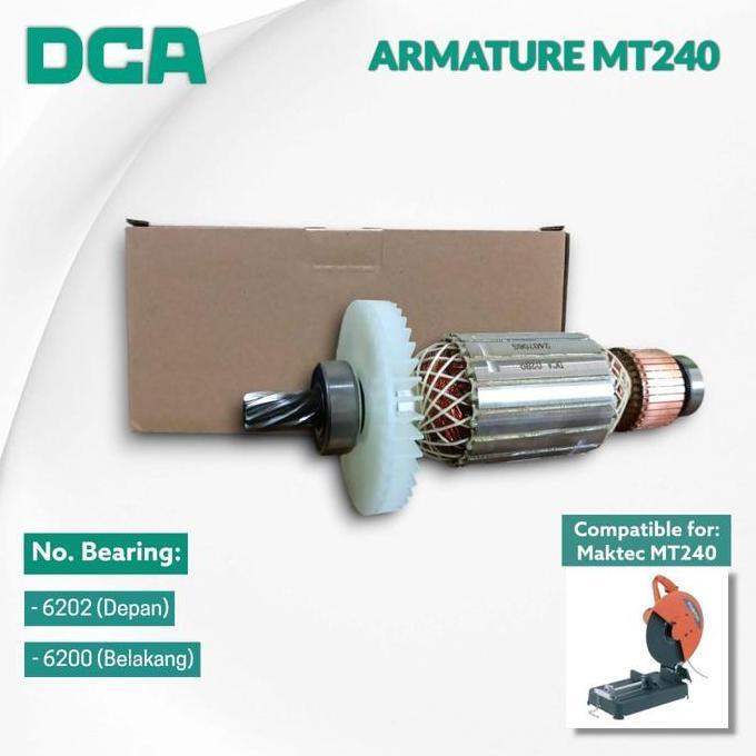 Armature Mesin Cut Off 14 Inch Maktec Mt240 Angker Rotor Spull Dinamo Mesin Cut Off 14 Inch Mt 240 C