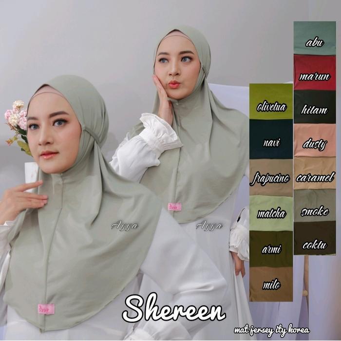 Bergo Oval _Bergo shereen_Bergo syria - hitam