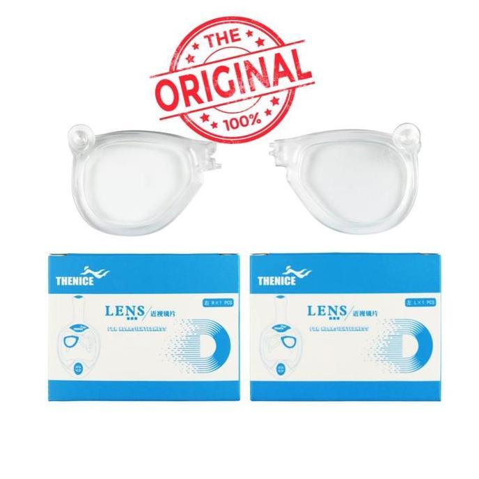 Kacamata Snorkeling Mata Minus Thenice - Untuk Ditempel di Full F Snorkeling Mask