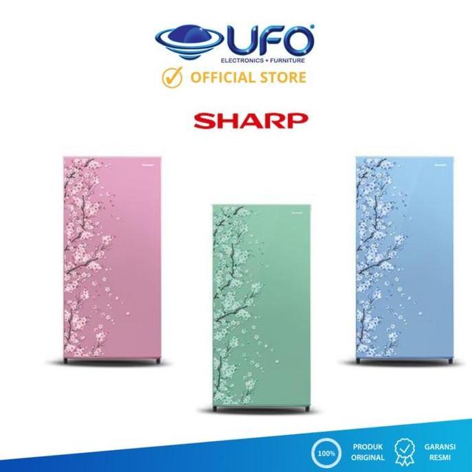 (Best) Sharp SJN162DSP/H/B Kulkas 1 Pintu
