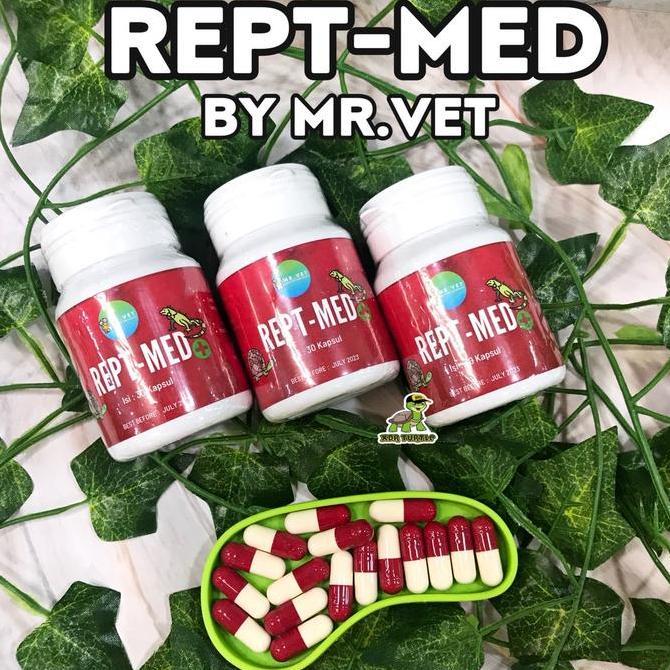 REPTMED OBAT REPTIL KURA DARAT KURA AIR SULCATA LEMAS PILEK SAKIT
