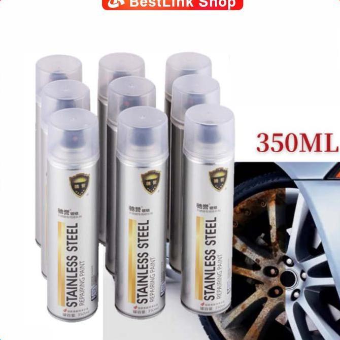 350 ML Chrome Spray Paint / Cat chrome /Anti Karat Warna Stainless  / Cat Semprot Chrome / Cat sempr