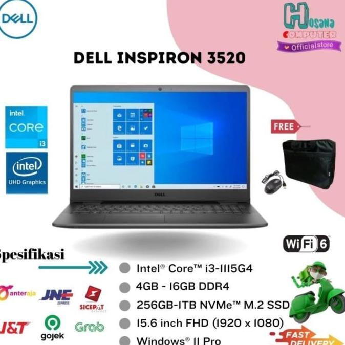 Allthebest- LAPTOP DELL INSPIRON 3520 - I3 1115G4 8GB SSD 256GB/SSD 512GB/1TB HDD