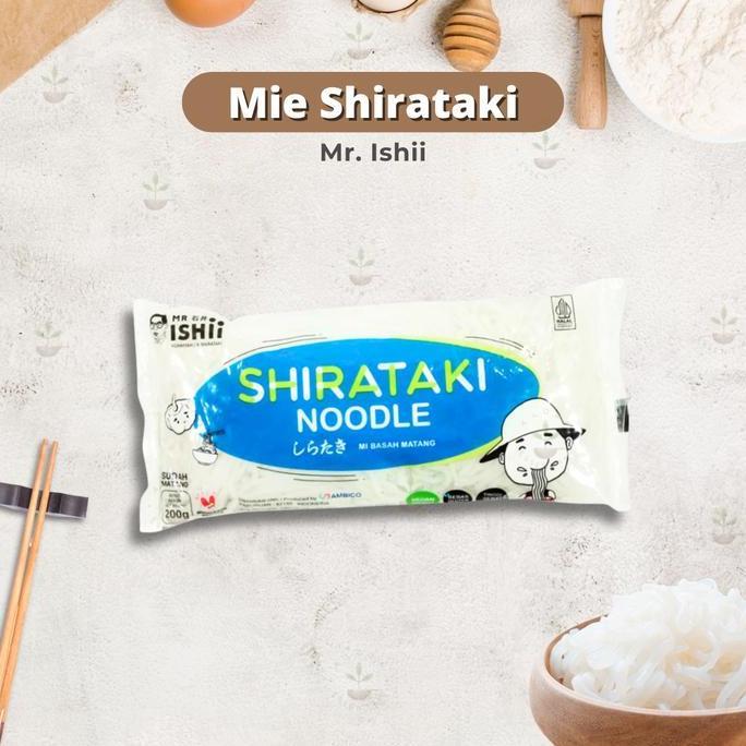 Pst - Mr Ishii Wet Shirataki Noodle - Mie Basah Shirataki 200Gr - Wet Shirataki Noodle