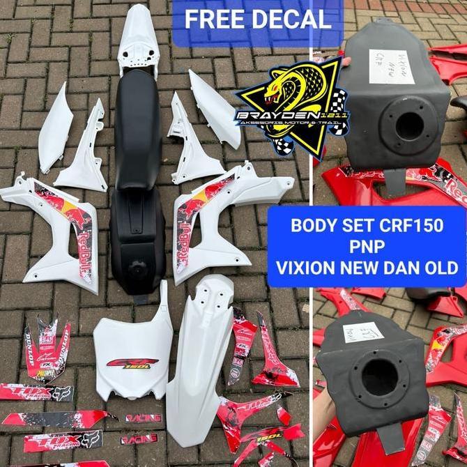 Promo bodyset trail crf150 pnp vixion new vixion old / body set trail vixion Diskon
