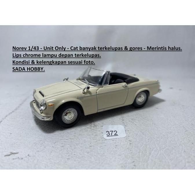 NOREV 1/43 DATSUN FAIRLADY 2000 WHITE UNIT ONLY SHOBBY