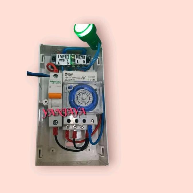 Up- Panel Timer Theben Sul181H/Panel Lampu Otomatis 24Jam Listrik