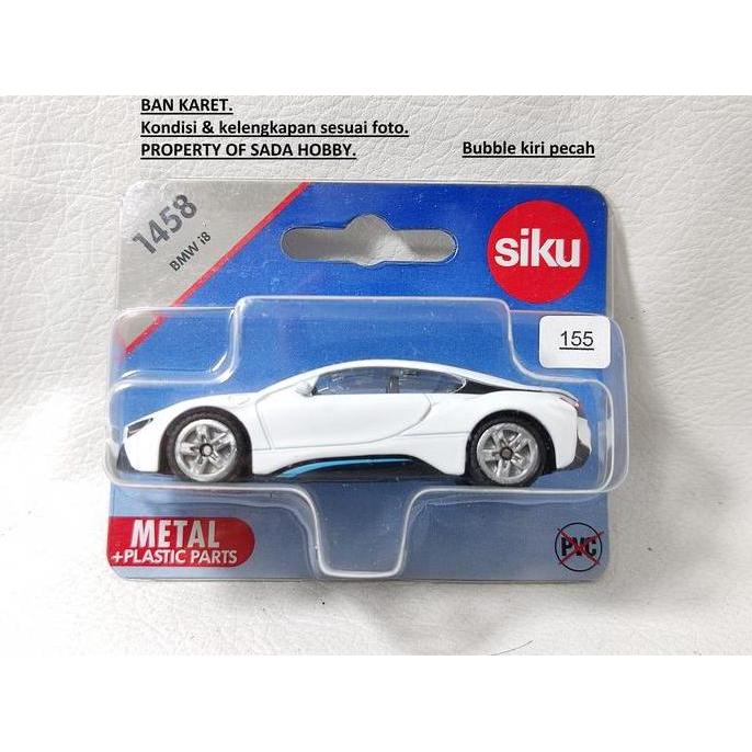 SIKU DIECAST BMW I8 PUTIH 1458 FULLSET SHOBBY