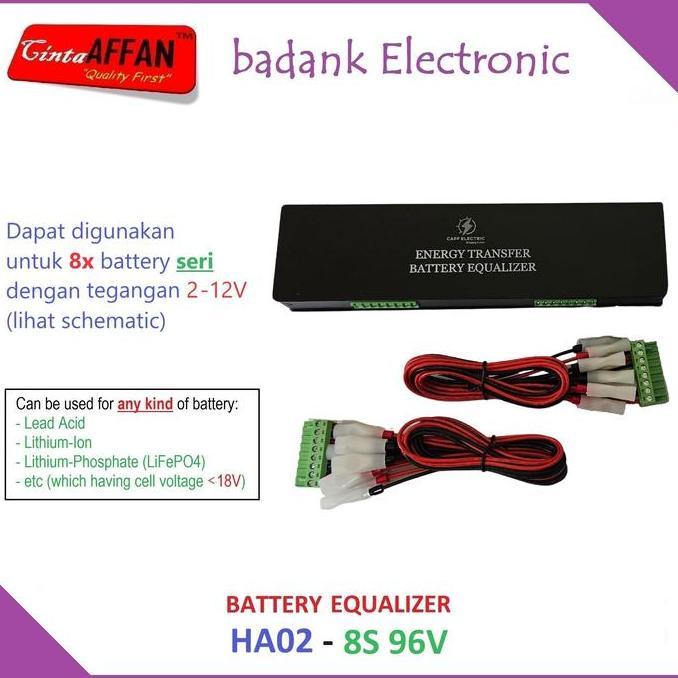 HA02-8S 96V Battery Equalizer Accu Balancer Penyeimbang Tegangan Aki