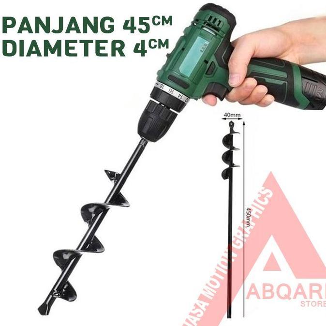 MAZITOV mata bor tanah / mata bor biopori sumur / Earth Auger / mata bor mixer
