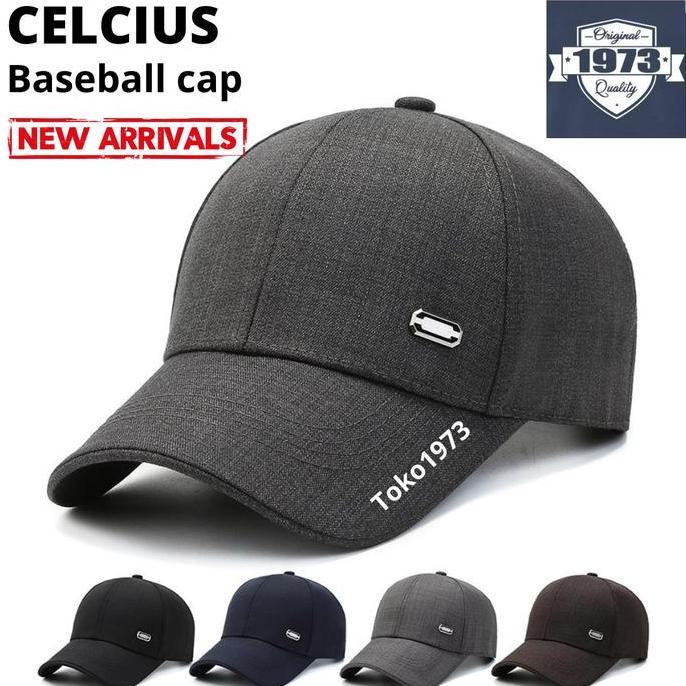 Baseball cap : CELCIUS - Topi Baseball Topi Pria Topi Wanita