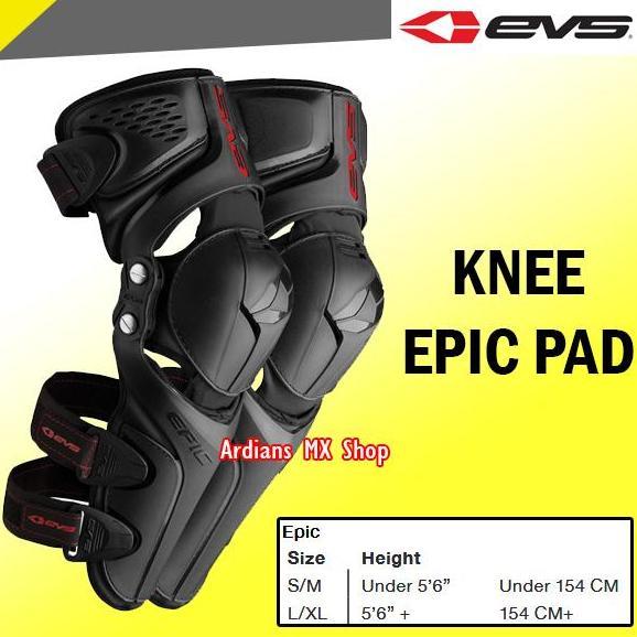 Pelindung Lutut Knee Epic EVS Trail Cross Trabas Enduro MX