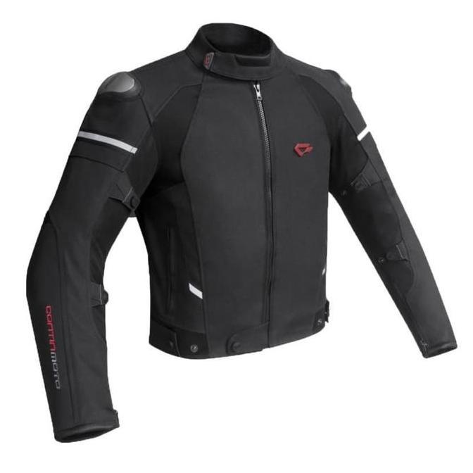 Jaket Touring Contin Zirkon Hitam