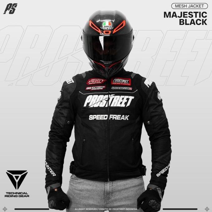 PROSTREET MESH JACKET MAJESTIC BLACK