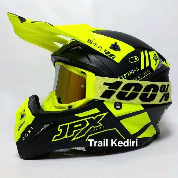 Jpx Fox1 X48 Black Yellow Dop Cross Helm Trail Google