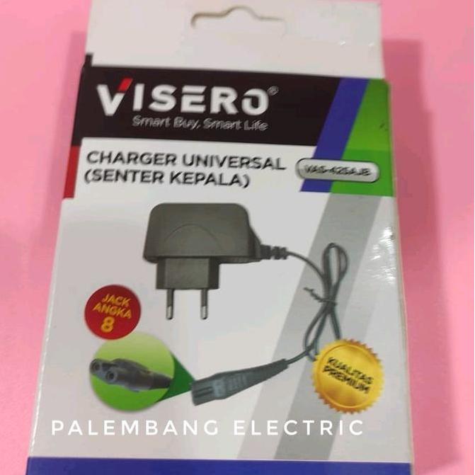 ] Charger universal senter kepala / charger headlamp / jack angka 8