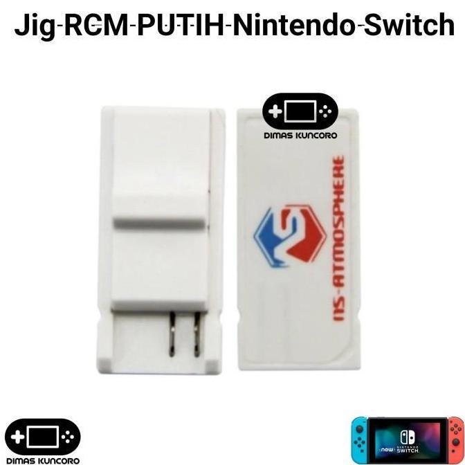 Jig RCM PUTIH Nintendo Switch cfw atmosphere recovery loader nintendo switch