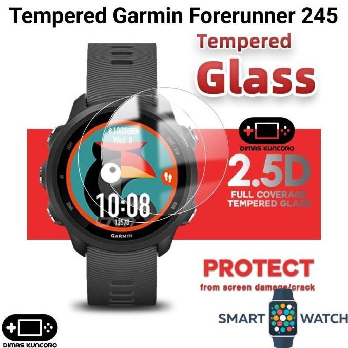 Tempered Garmin Forerunner 245 antigores glass screen protector fr 245 fr245 music